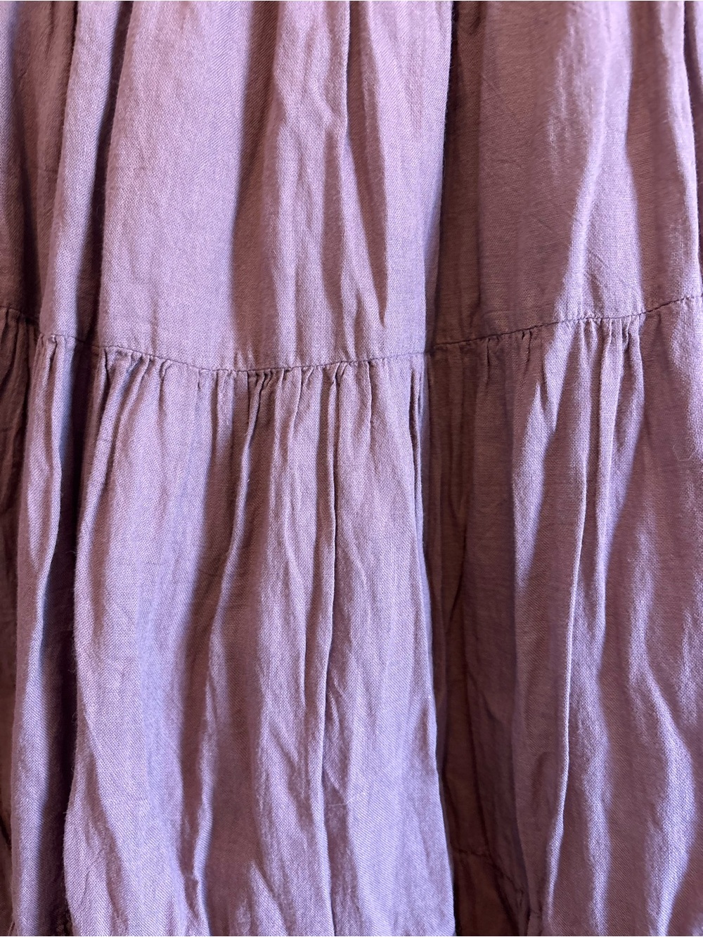 Cottonflower Pocket Maxi Skirt One Size Dusty Rose - Picture 6 of 6